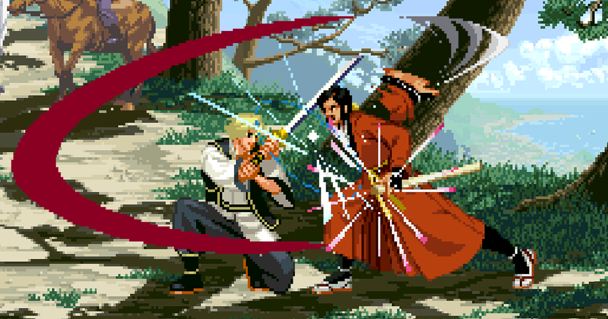 ネオジオ 幕末浪漫第二幕 月華の剣士 アーケード販促用ポスター