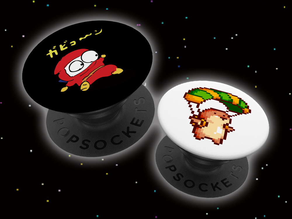 Official Arcade Archives Merchandise: PopSockets Now Available for “Ninja-Kid II” and “HACHA MECHA FIGHTER”!